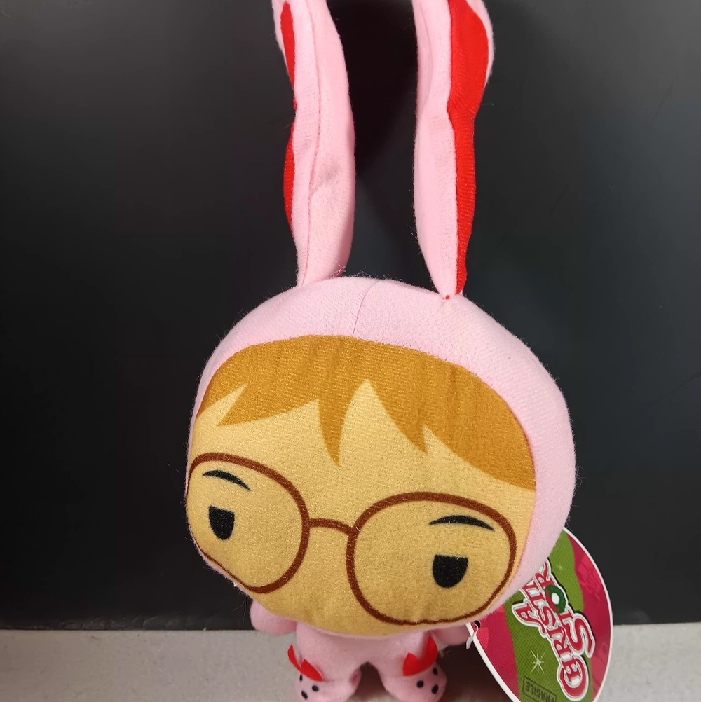 A Christmas Story Ralphie Pink Bunny Suit Soft Plush Toy 6” NEW!
